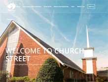 Tablet Screenshot of churchstreetbaptistchurch.com